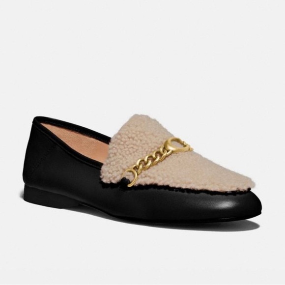 NIB Coach “Helena “ Loafer With Sherpa Detail - Picture 1 of 10